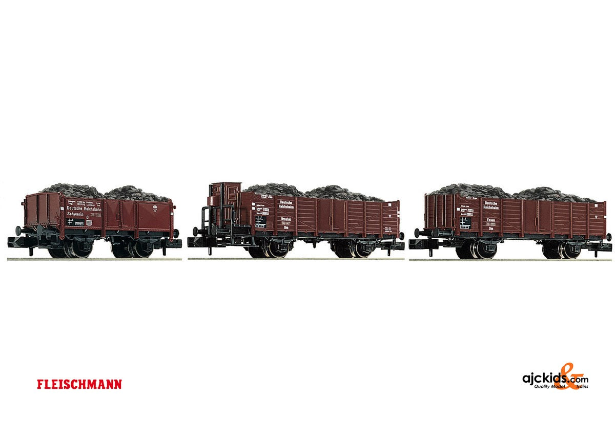 Fleischmann 820803 - 3piece set coal train DRB