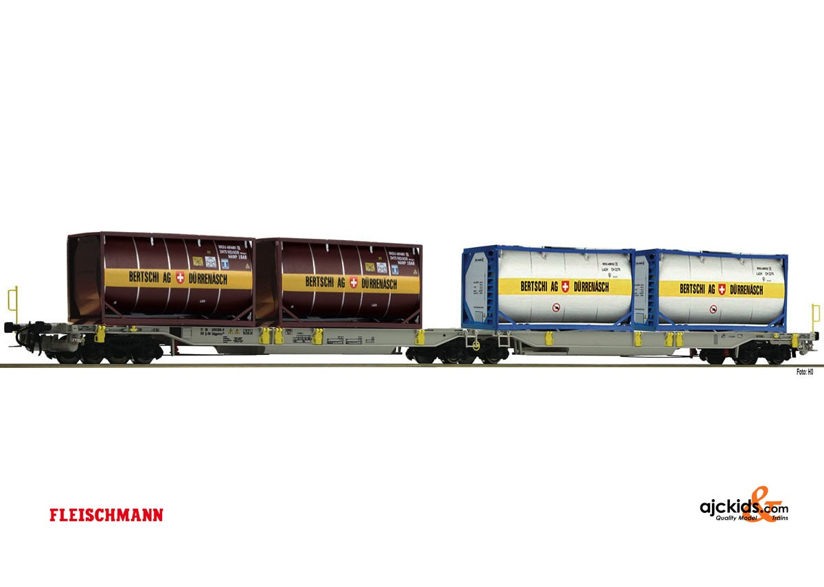 Fleischmann 825007 - Articulated double pocket wagon T2000 AAE
