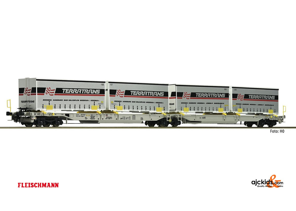 Fleischmann 825011 - Articulated double pocket wagon T2000 AAE