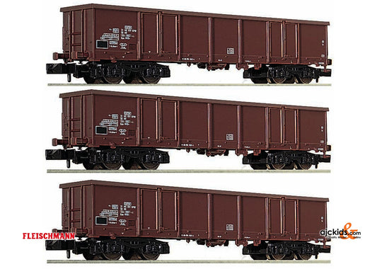 Fleischmann 828347 - 3piece  set goods wagons DR
