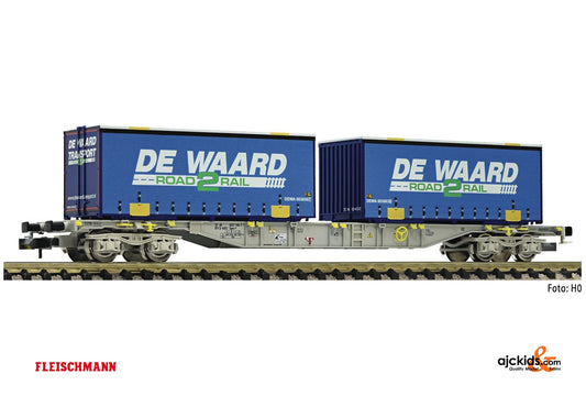 Fleischmann 845373 - Container carrier wagon AAE