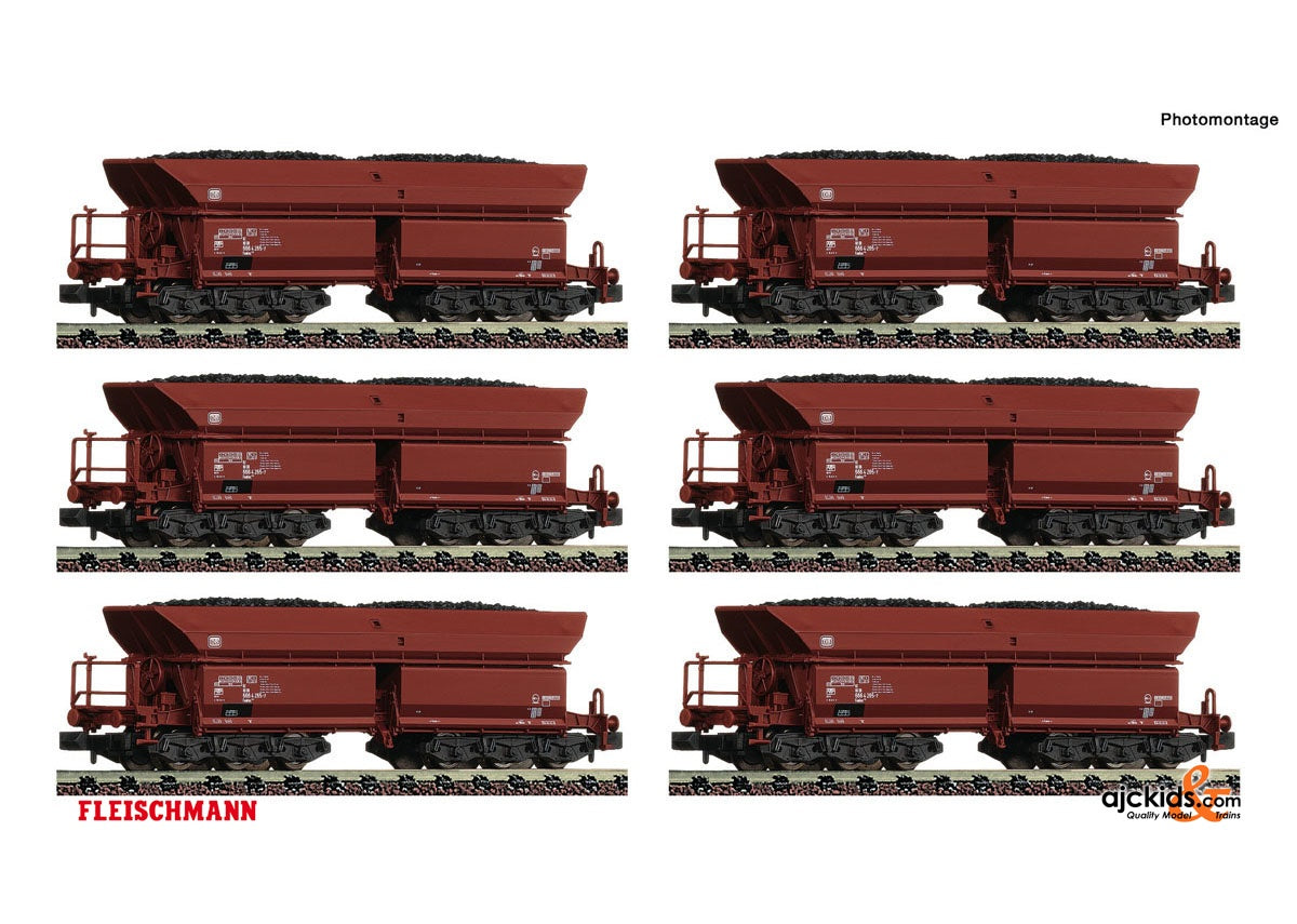 Fleischmann 852702 - 12piece Display Self unloading wagons DB