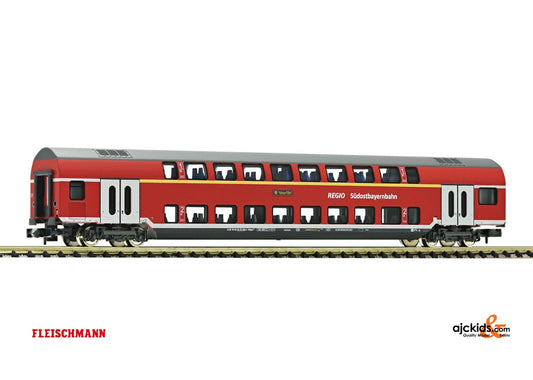 Fleischmann 862704 - 1st/2nd class double-deck coach, DB AG red