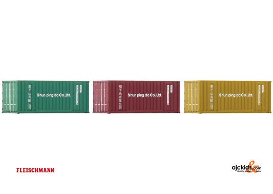 Fleischmann 910220 - 3 piece set 20' containers