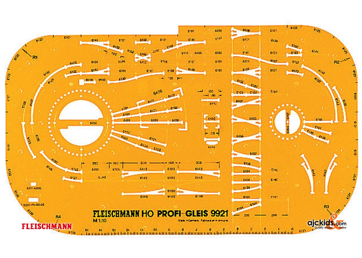 Fleischmann 9921 - Track template PROFI