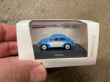 Schuco 452640200 - VW Beetle, blue white, 1:87