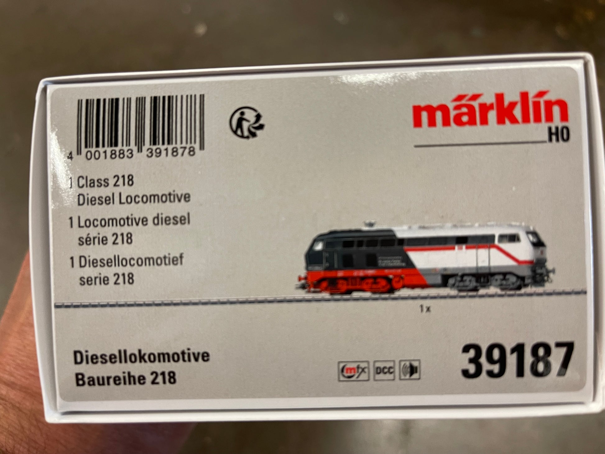 Marklin 39187 - Class 218 Diesel Locomotive Cottbus Piko/Märklin at Ajckids.com