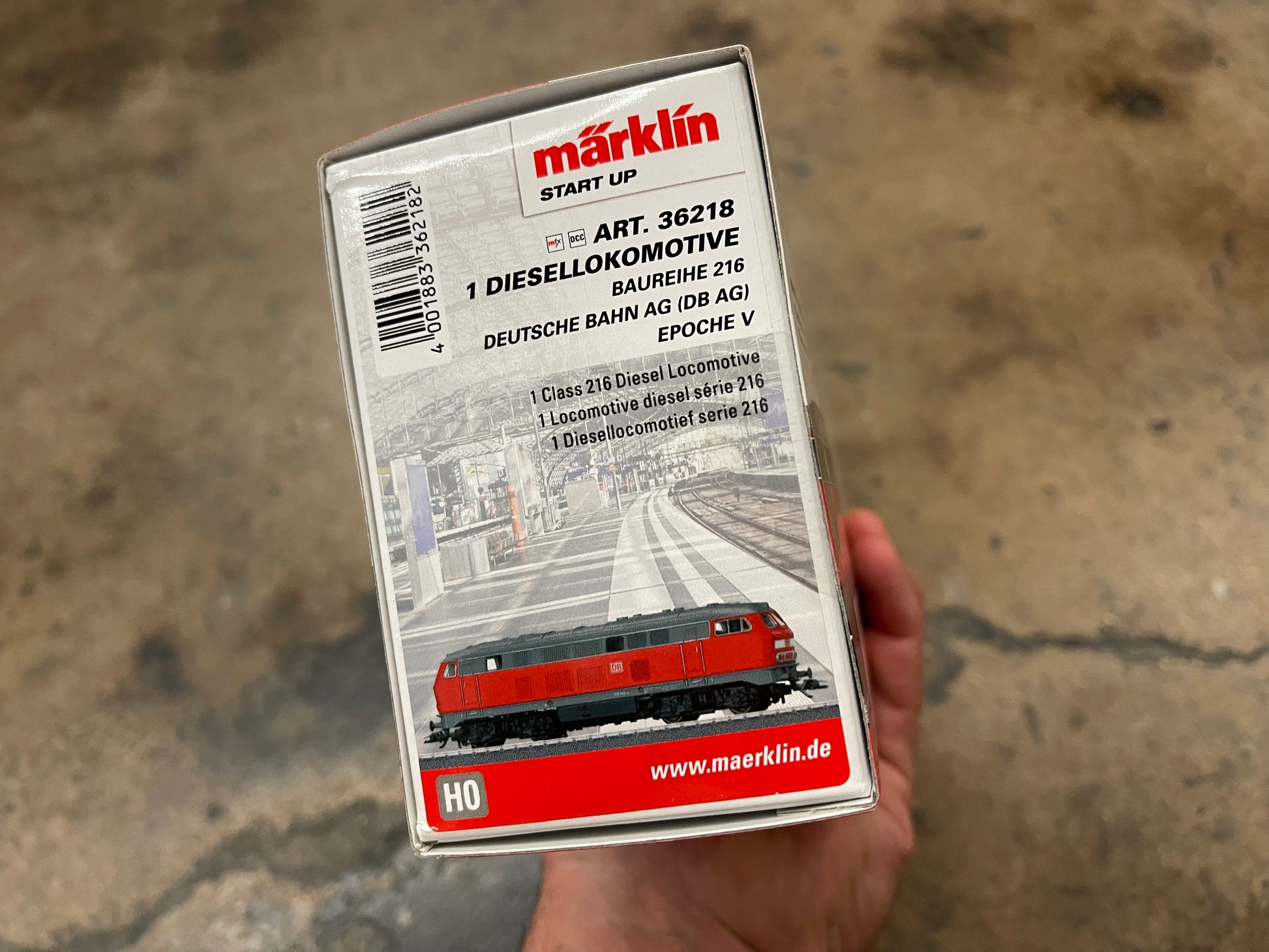 Märklin H0 - 3373 - Diesellokomotive - BR 216 - DB Märklin H0 - 3373 - Diesellokomotive - BR 216 - DB