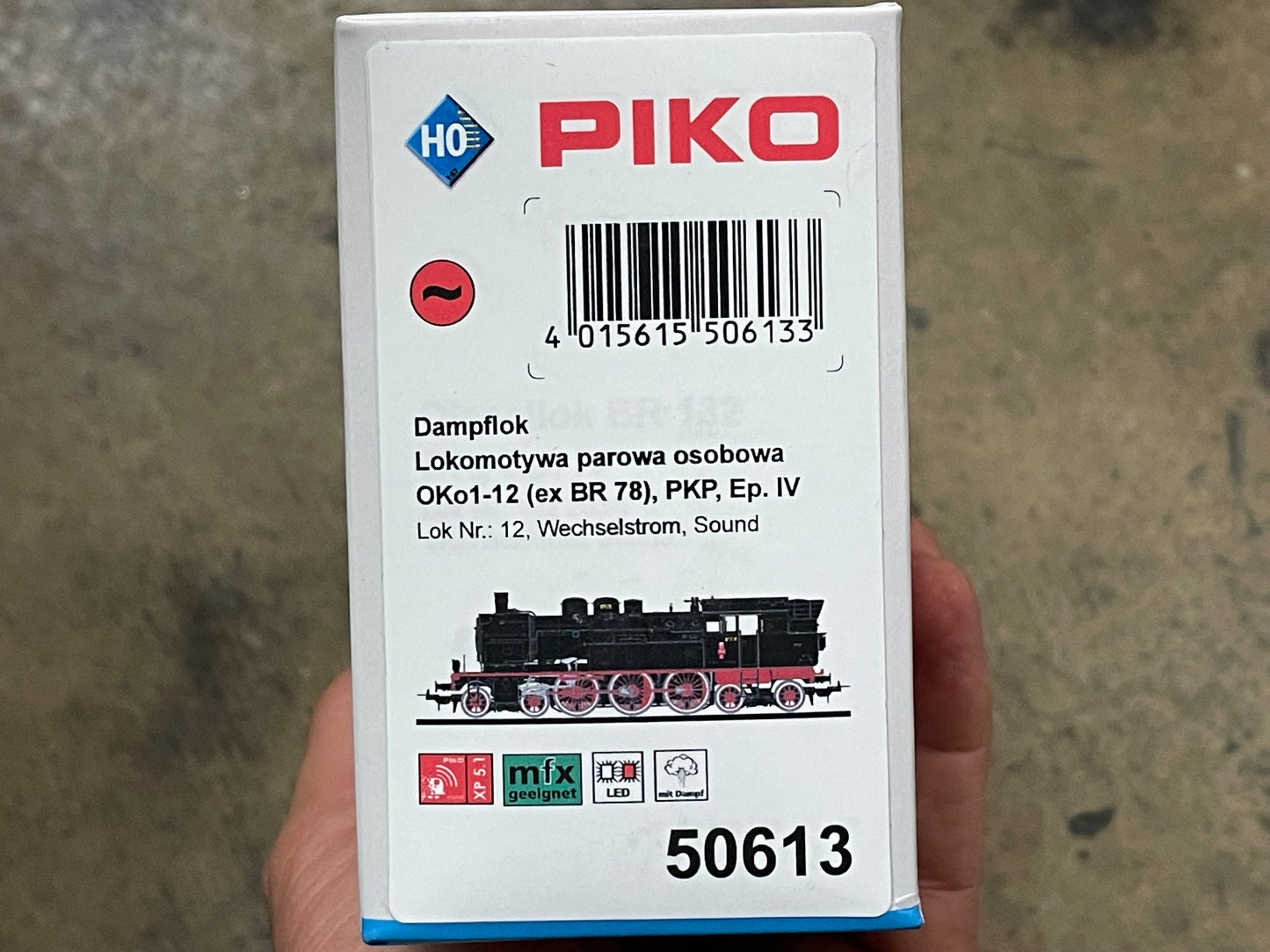 Piko 50613 - Steam Locomotive /Sound Oko1 PKP III + MFX Decoder at ajckids.com