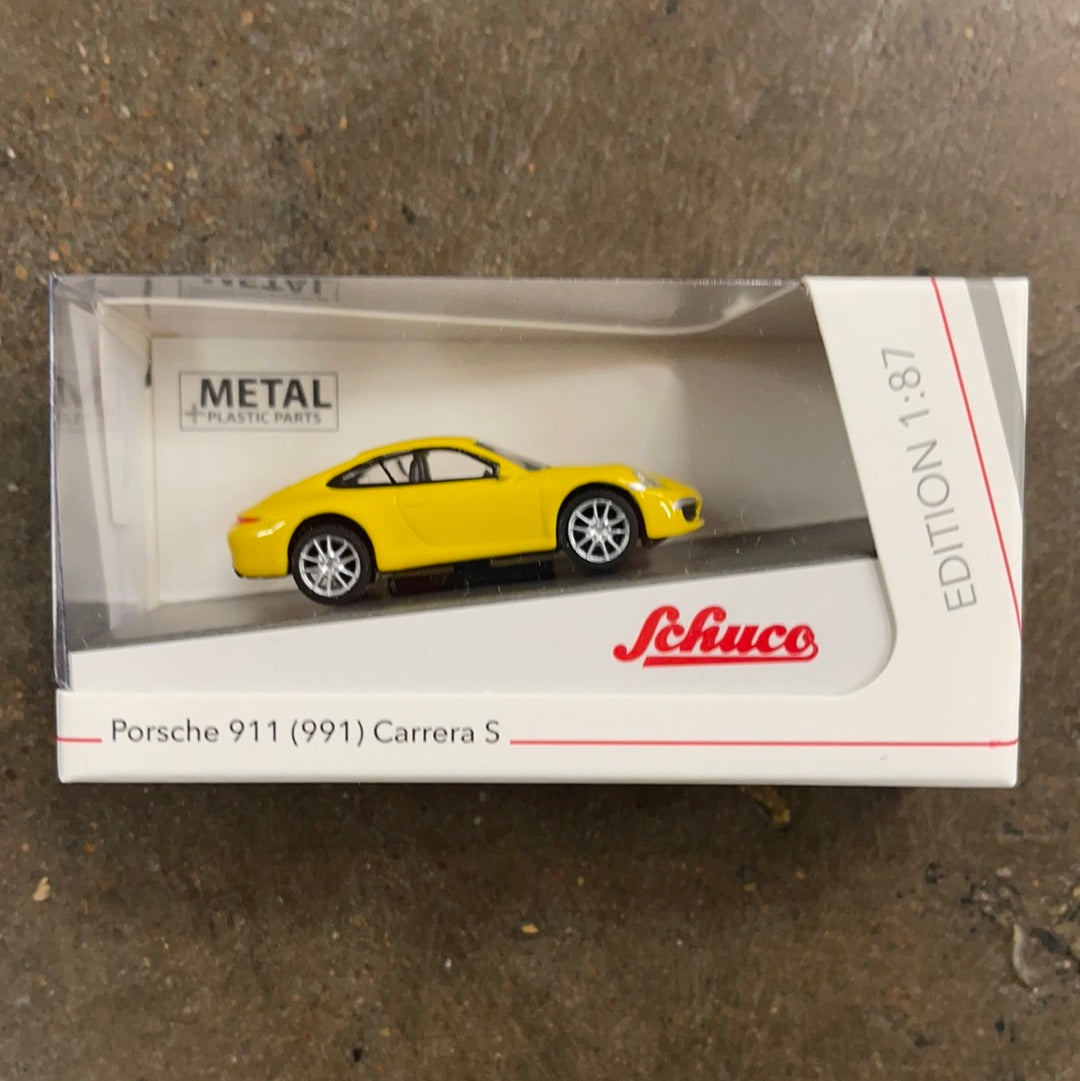 Schuco 452659900 - Porsche 911 Carrera S yellow 1:87