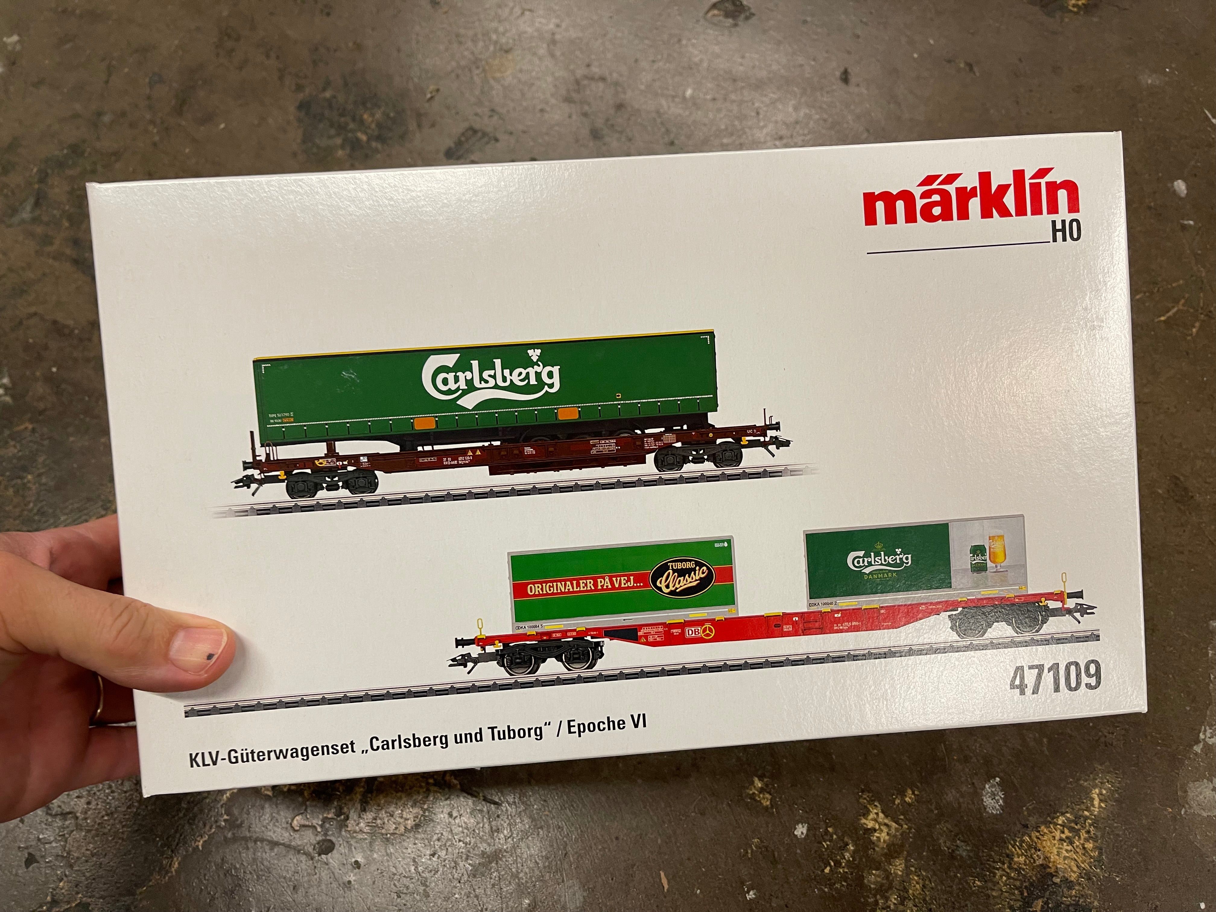 Marklin 47109 Carlsberg and Tuborg Beer KLV Freight Car Set – Ajckids