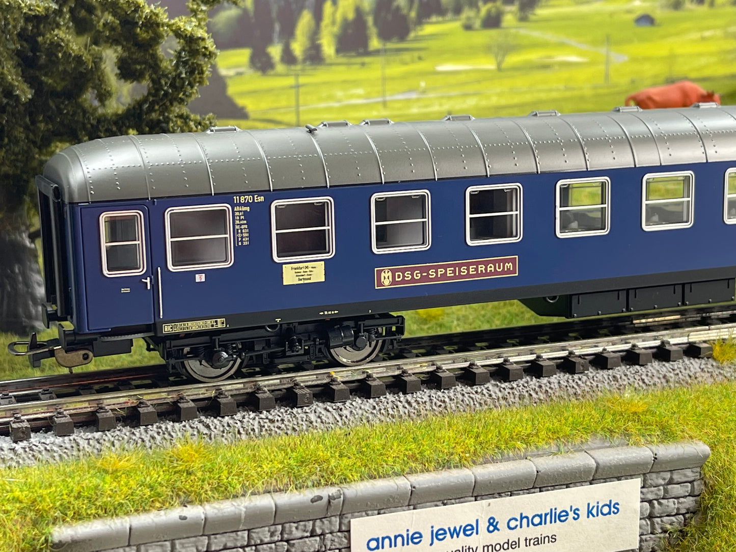 Piko 59643 - Passenger Coach/Buffet ARm216 DB III Blue at Ajckids.com