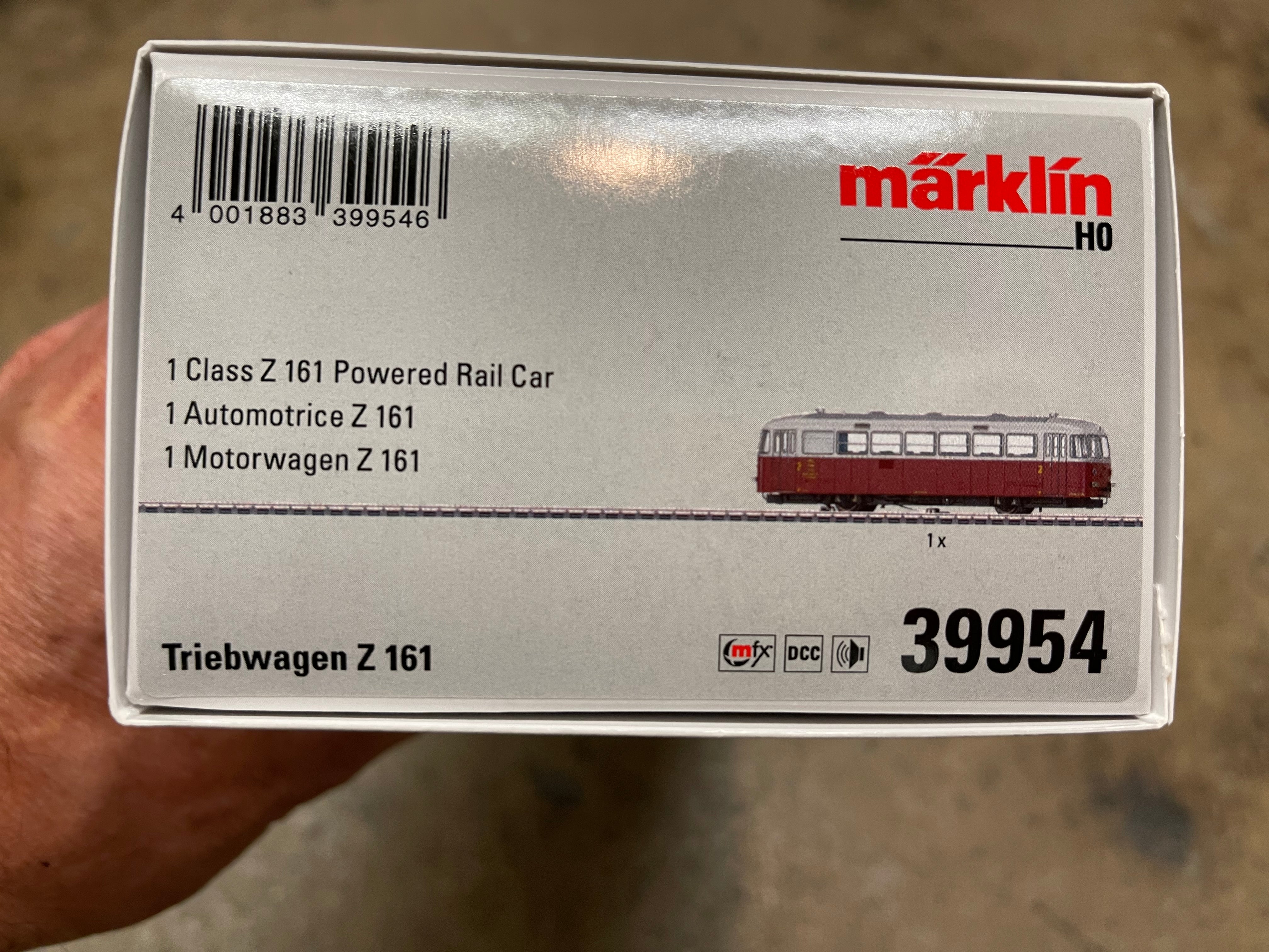 Marklin 39954 Class Z 161 Powered Rail Car – Ajckids