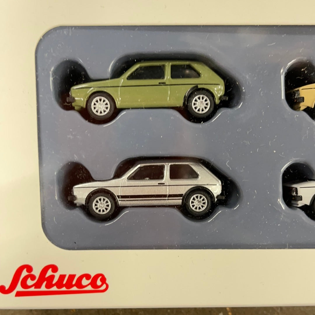 Schuco 452660300 Ladegutpackung VW GOLF 1:87 – Ajckids