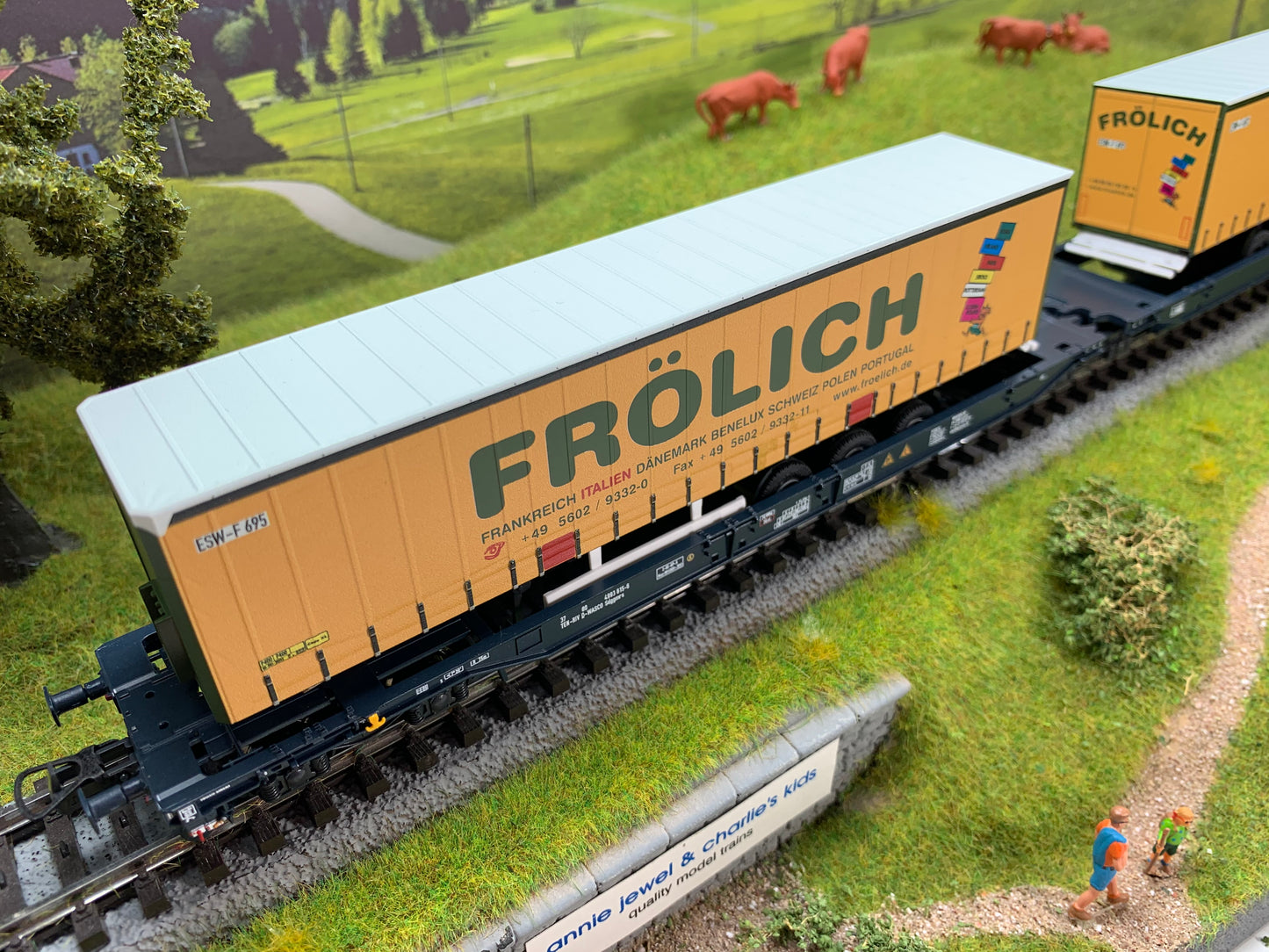 Roco 76431 - Articulated double pocket wagon