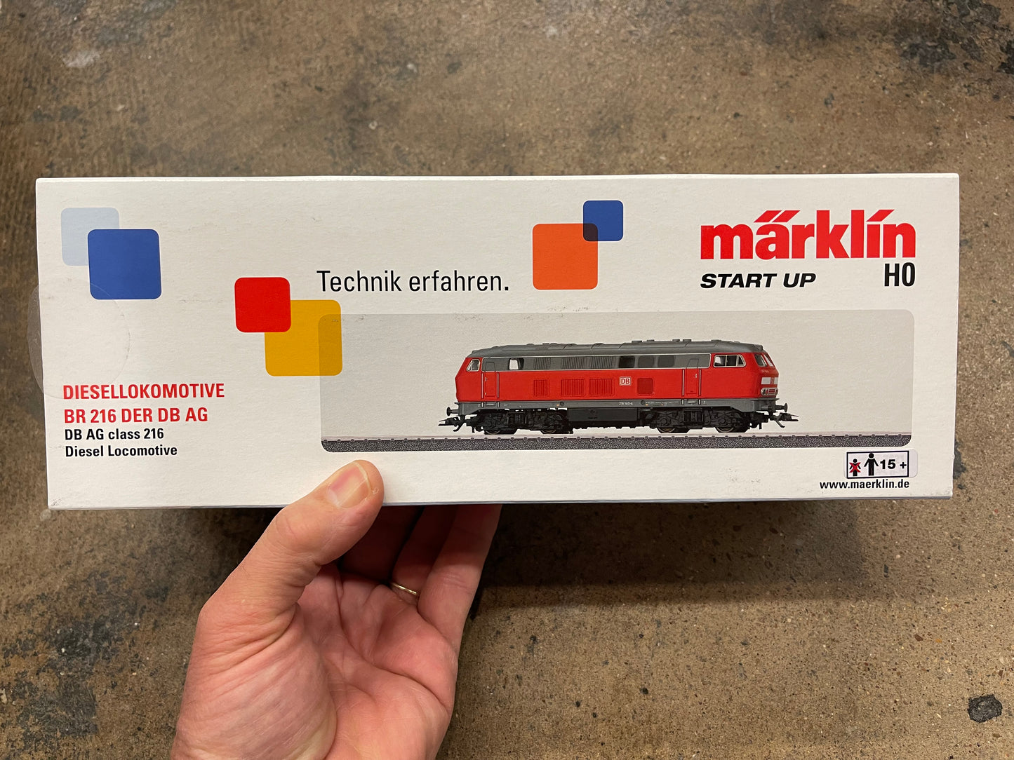 Marklin 36218 - Class 216 Diesel Locomotive at ajckids.com