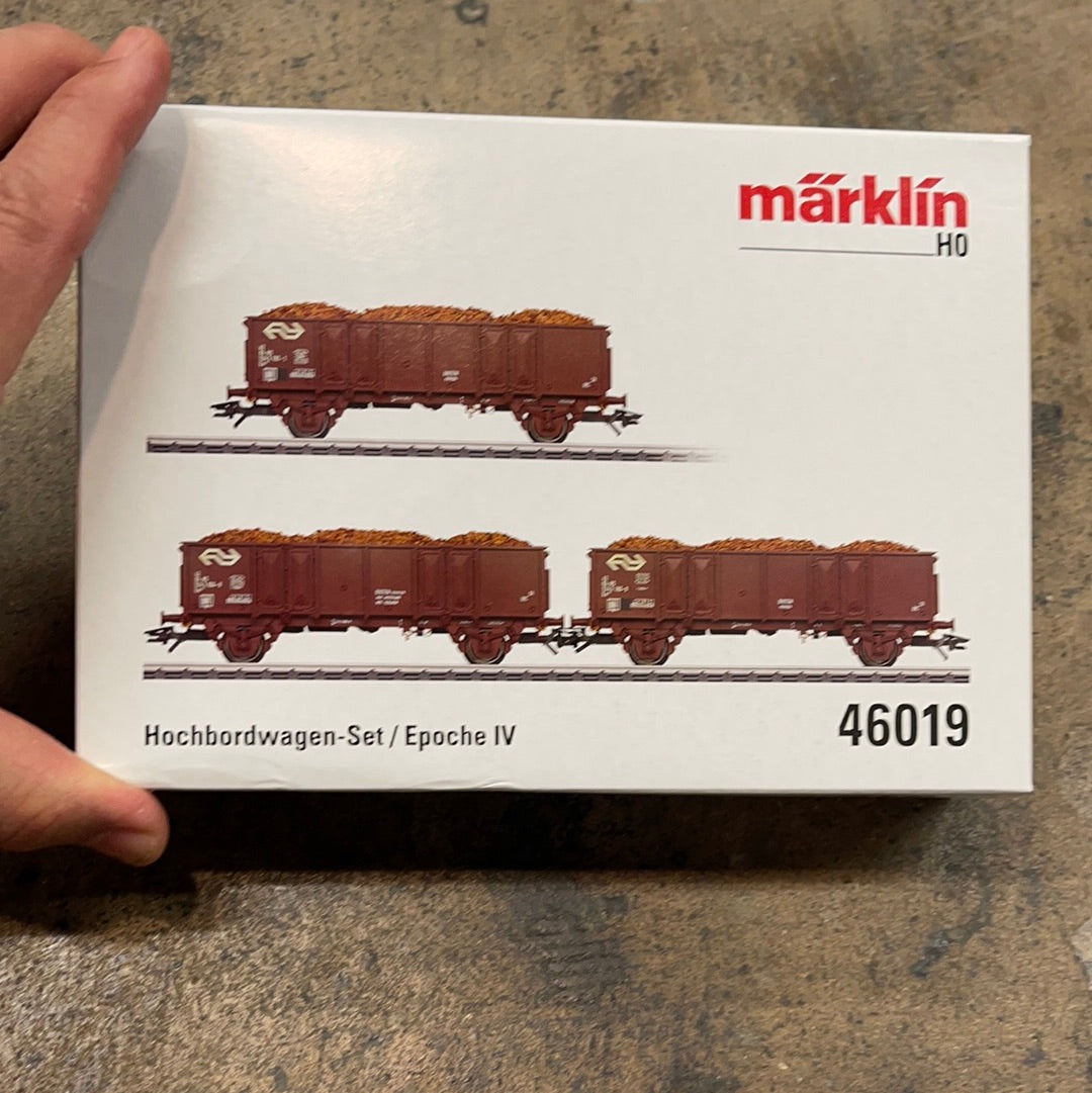 Marklin 46019 - High Side Gondola Set (beets)