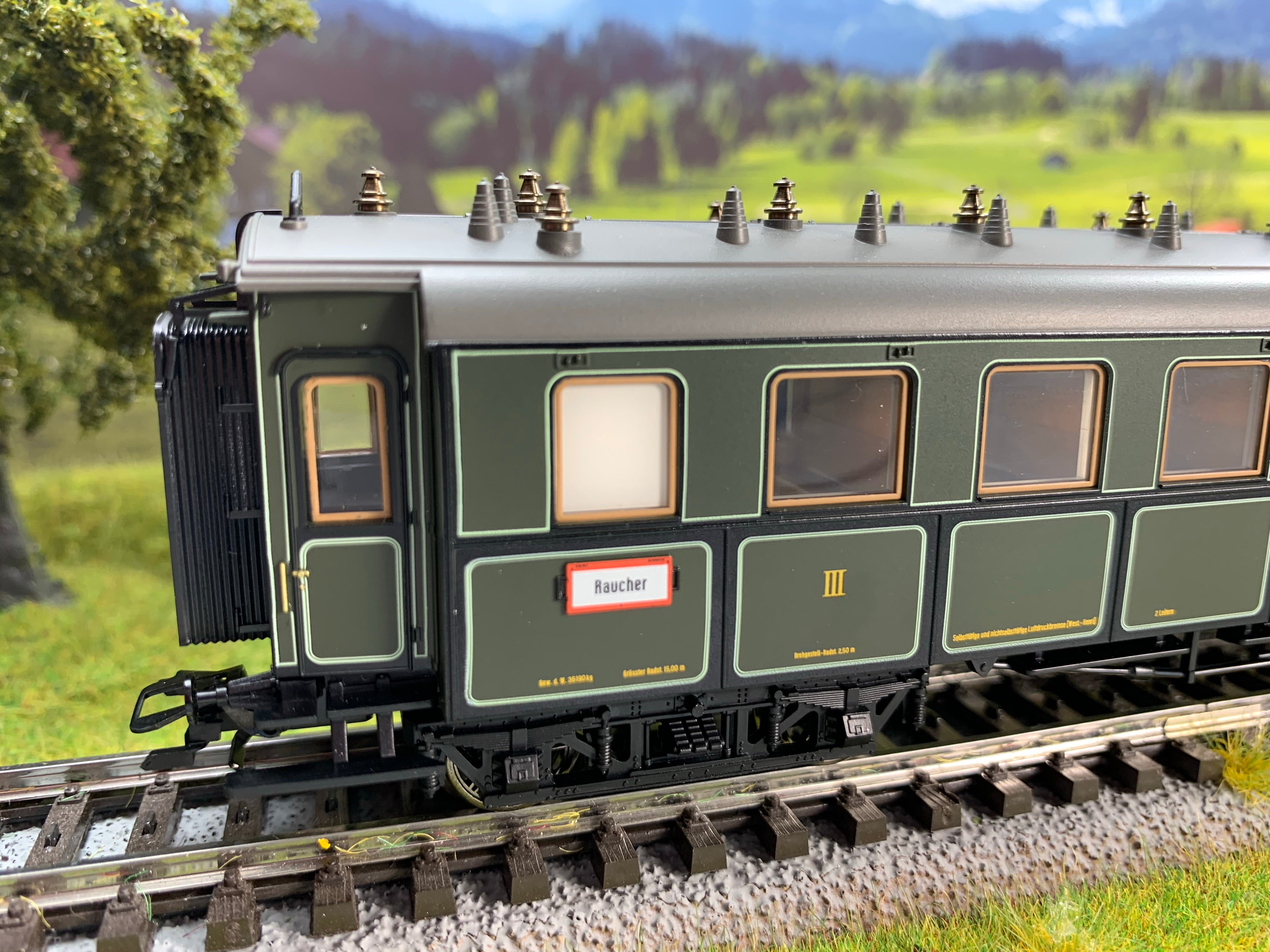 Marklin 41359 K.Bay.Sts. Type CCu Express Train Passenger Car 3rd