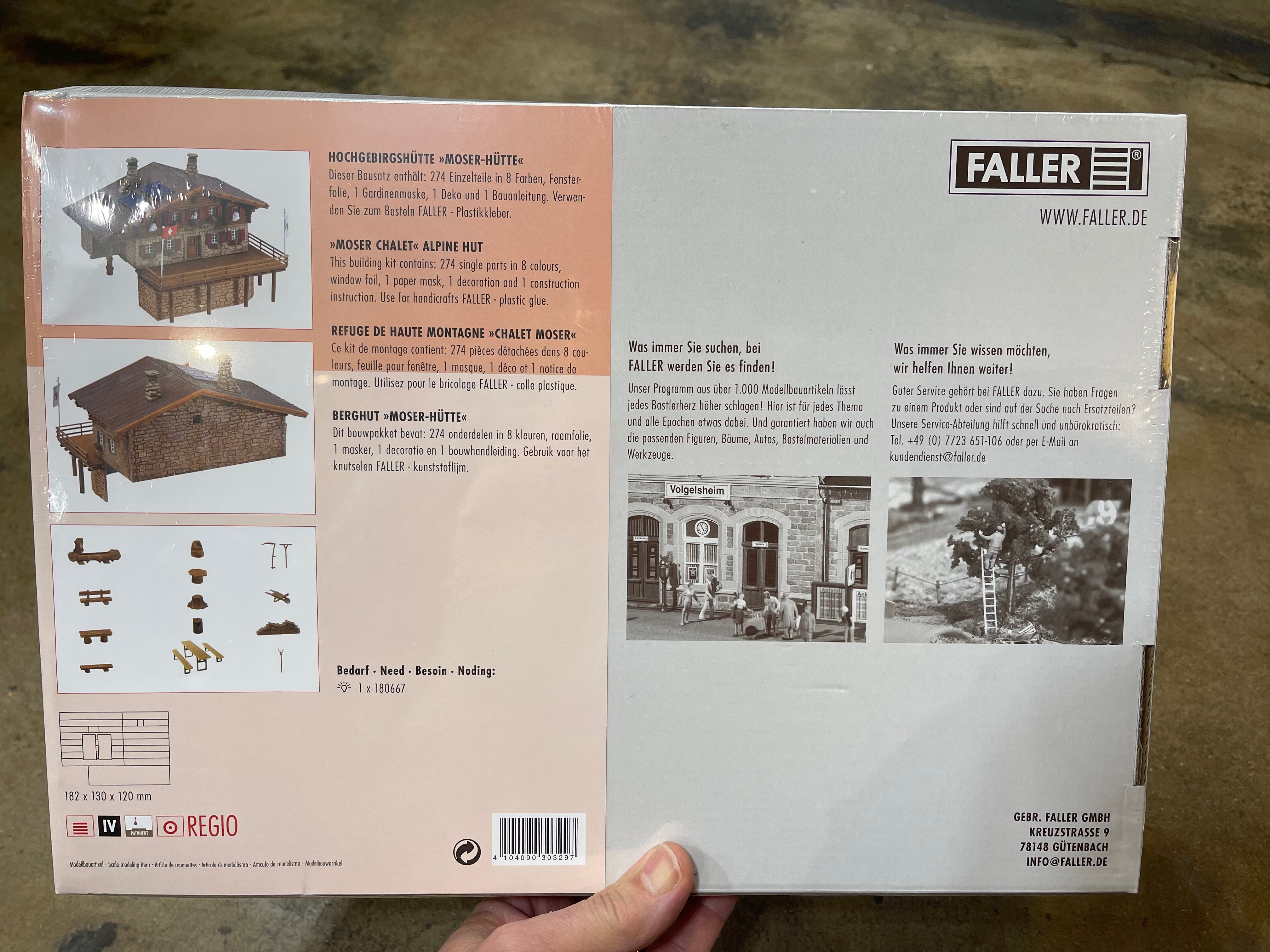Faller 130329: Moser Chalet Alpine hut – Ajckids