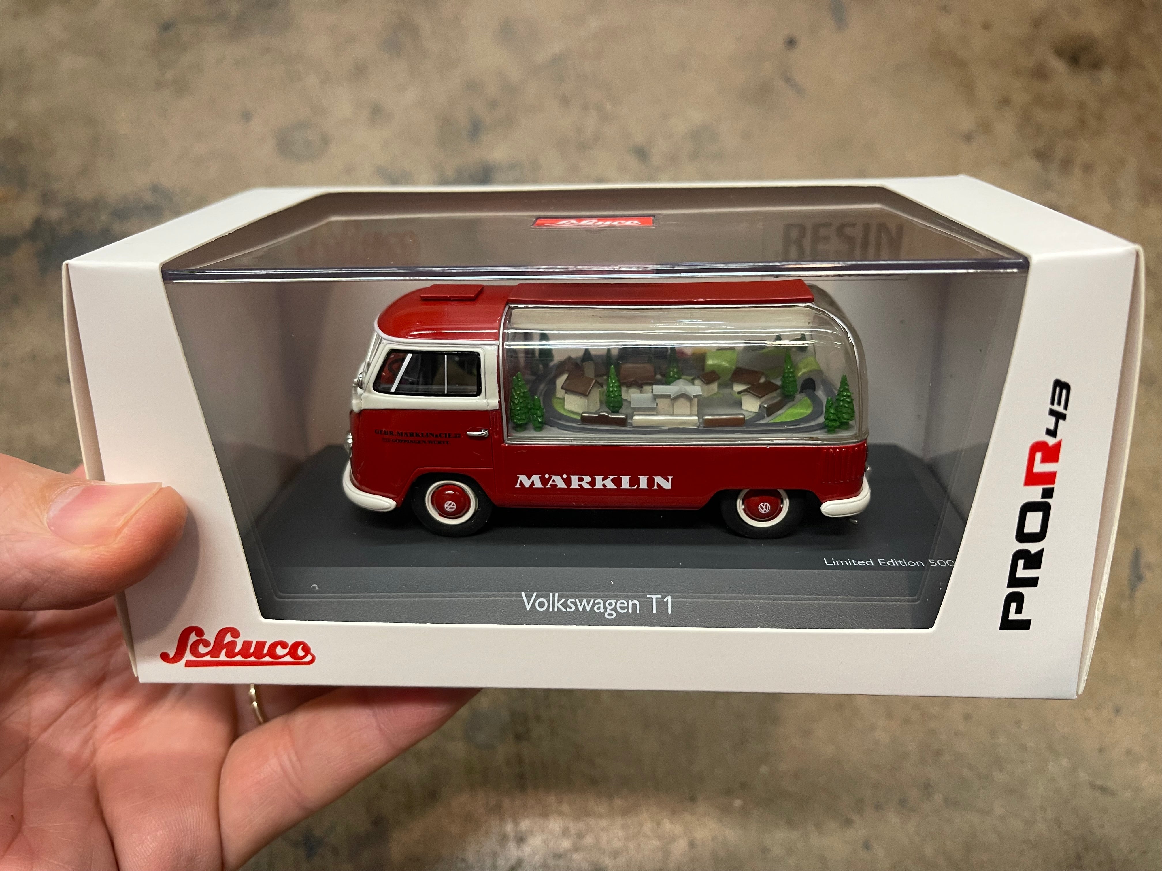 Schuco 450912200 VW T1 Werbewagen Märklin 1:43 – Ajckids
