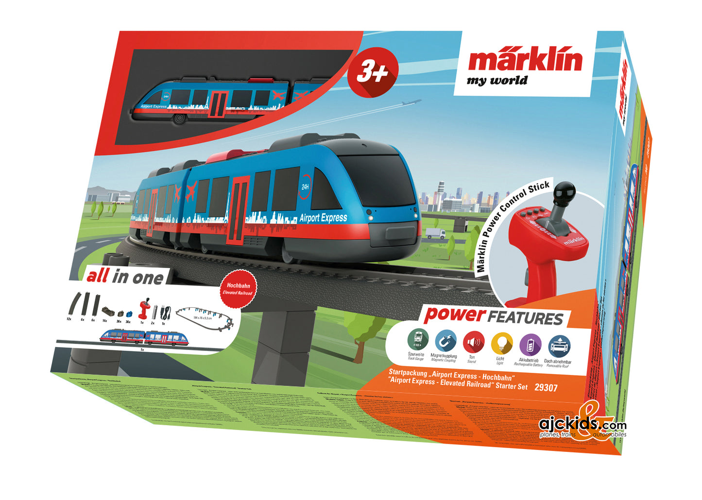 Marklin 29307 - Märklin my world Airport Express -Elevated Railroad Starter Set