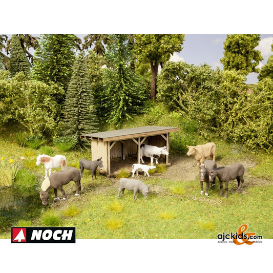 Noch 12742 - Cattle Shelter Scene