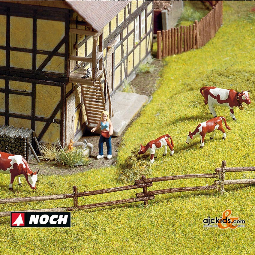 Noch 13010 - Round Timber Fence 39"L