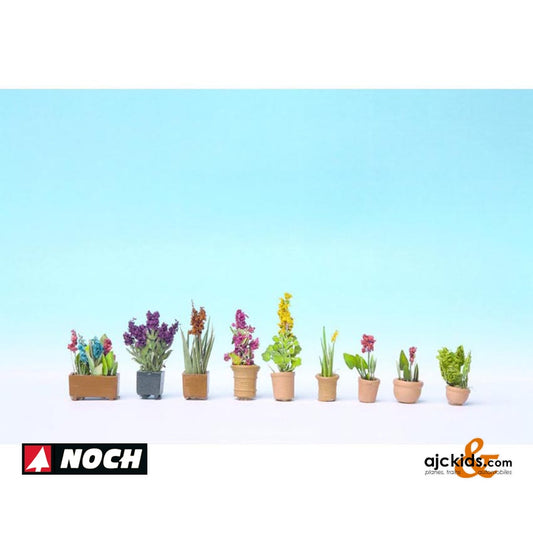 Noch 14012 - Assorted Flower Pots #2 (9 pieces)