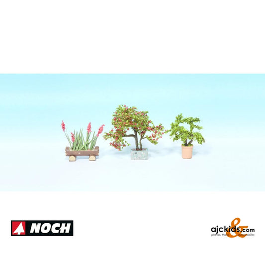 Noch 14020 - Plants In Flower Pots #4 (3 pieces)