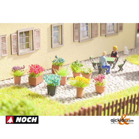 Noch 14031 - Assorted Flower Pots #3 (9 pieces)