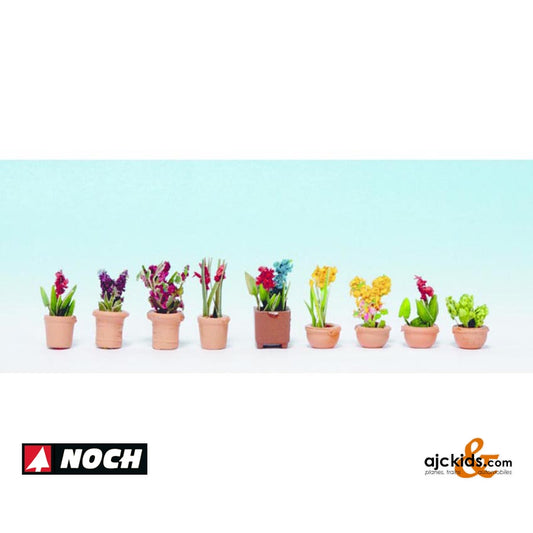 Noch 14080 - Ornamental Plants #4 (9 pieces)