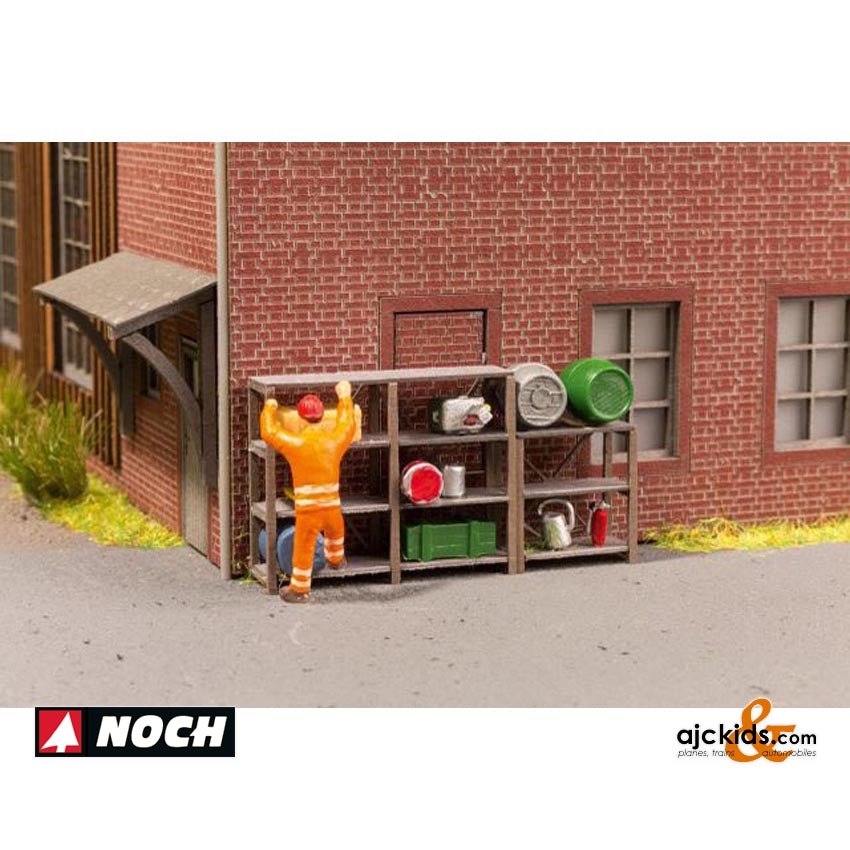 Noch 14203 - Industrial Shelves (6 pieces)