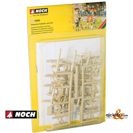 Noch 14986 - Unpainted Soccer Tm/Fans (17 pieces)