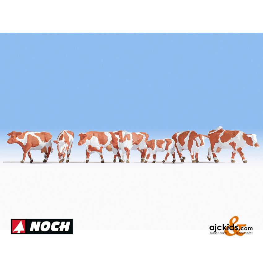 Noch 15726 - Cows brown/white