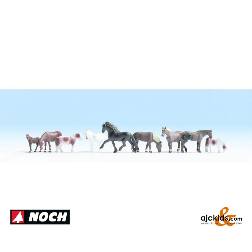 Noch 15761 - Horses (9 pieces)