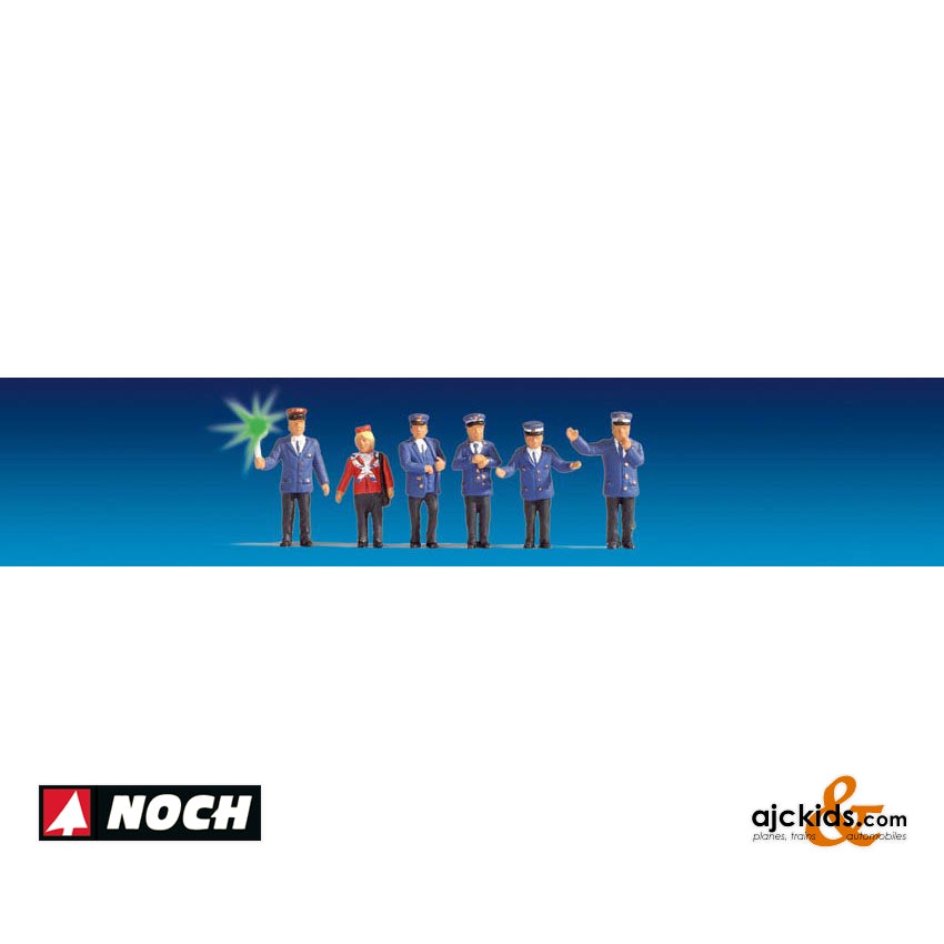Noch 17740 - Railroad Staff German (6 pieces)