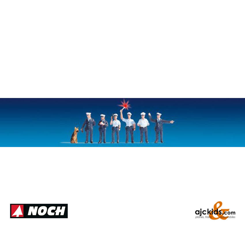 Noch 17751 - German Police blue (6 pieces)