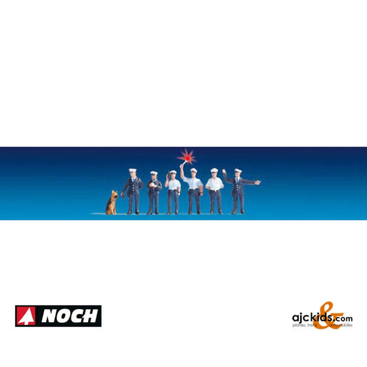 Noch 17751 - German Police blue (6 pieces)