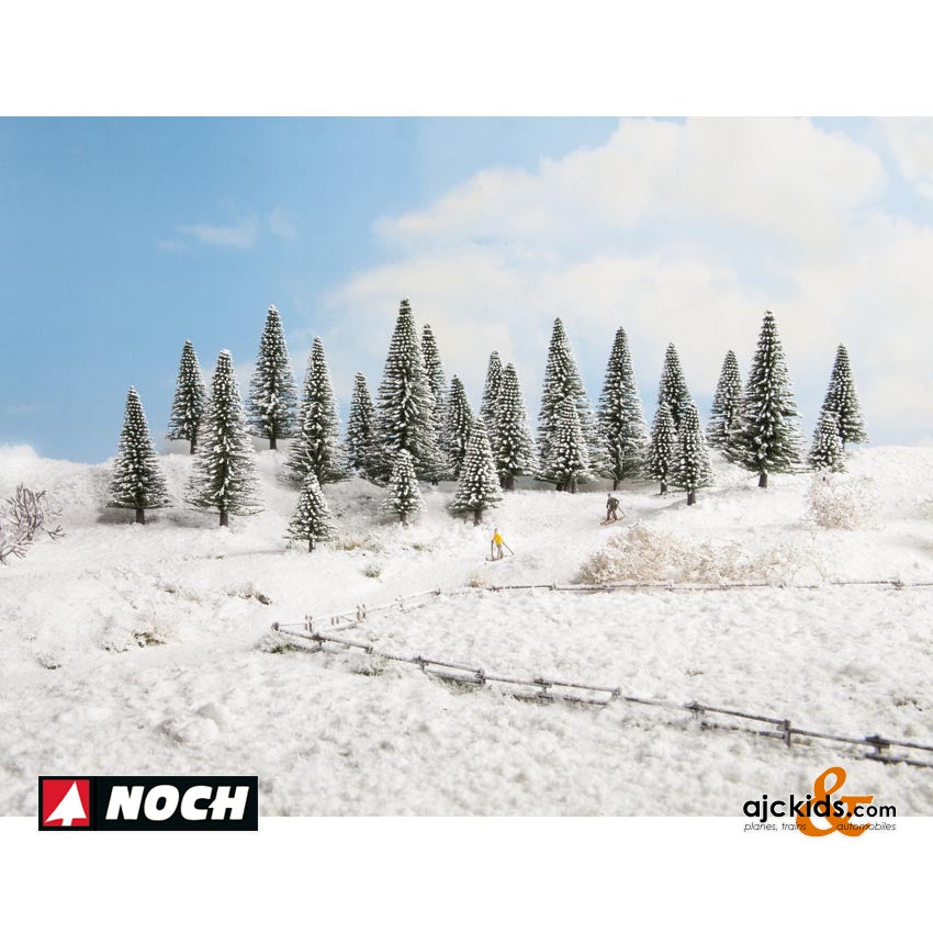 Noch 26928 - Snow Fir Trees 5-14cm (10 pieces)