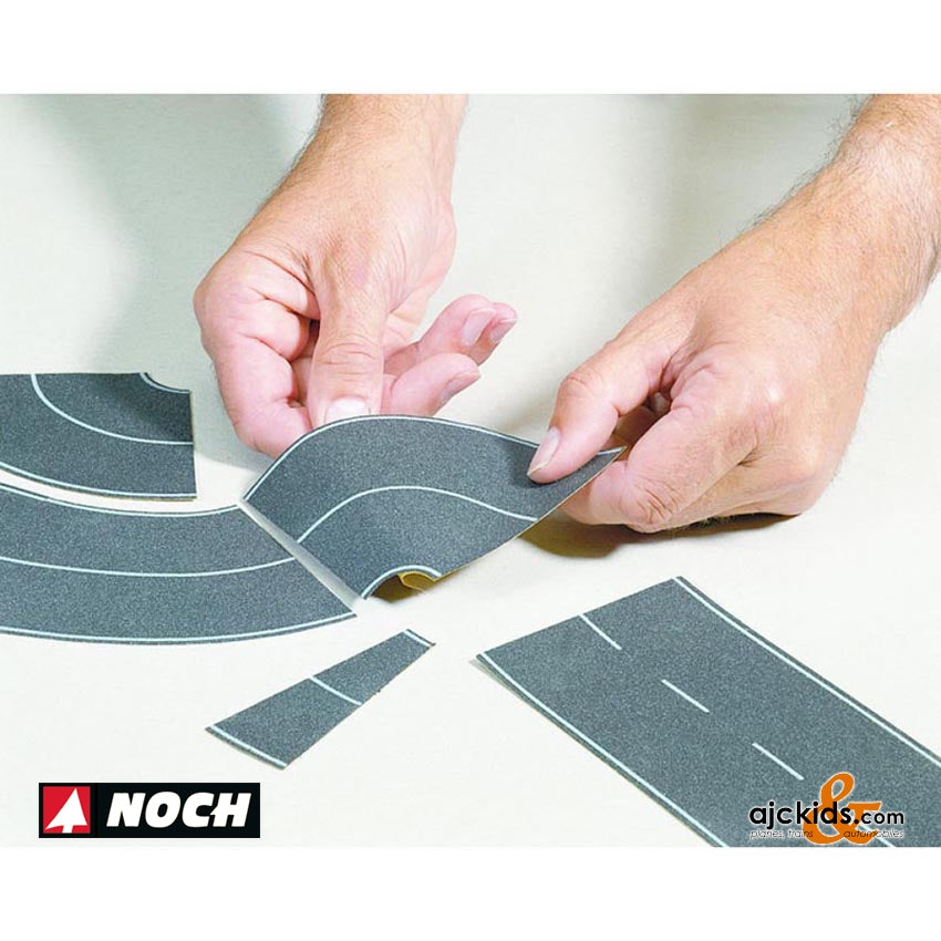 Noch 34201 - Flexible Highway Curve Asphalt (2 pieces)