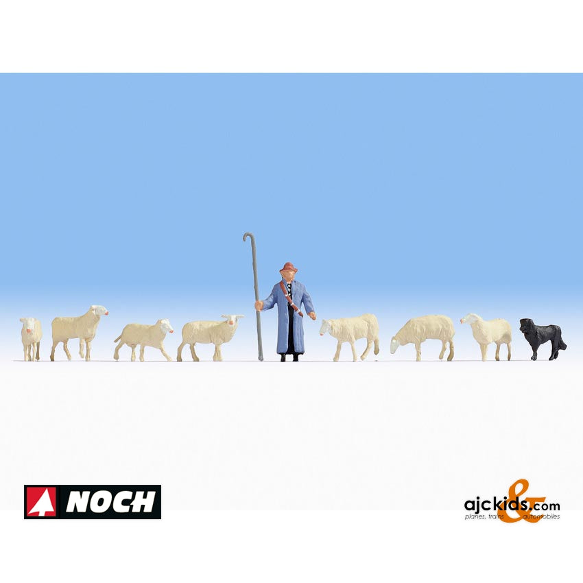 Noch 45748 - Sheep and Shepherd