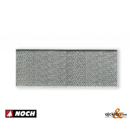 Noch 58055 - Wall Extra-Long Gray Brick