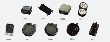 ESU 50321 - Speaker 11mm x 15mm square, 8 Ohms, 0.5W, with sound chamber set
