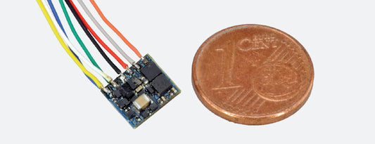 ESU 53620 - LokPilot Fx Nano V4.0, functional decoder MM/DCC/SX, 6-pin plug NEM652, cable